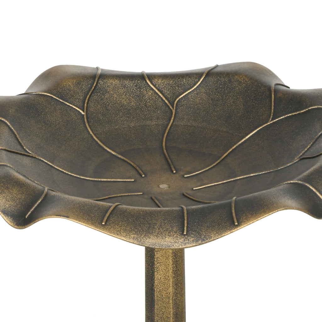 Abbeveratoio per Uccelli ¨C Xylo ¨C Design Vintage Bronzo ?50x71H cm