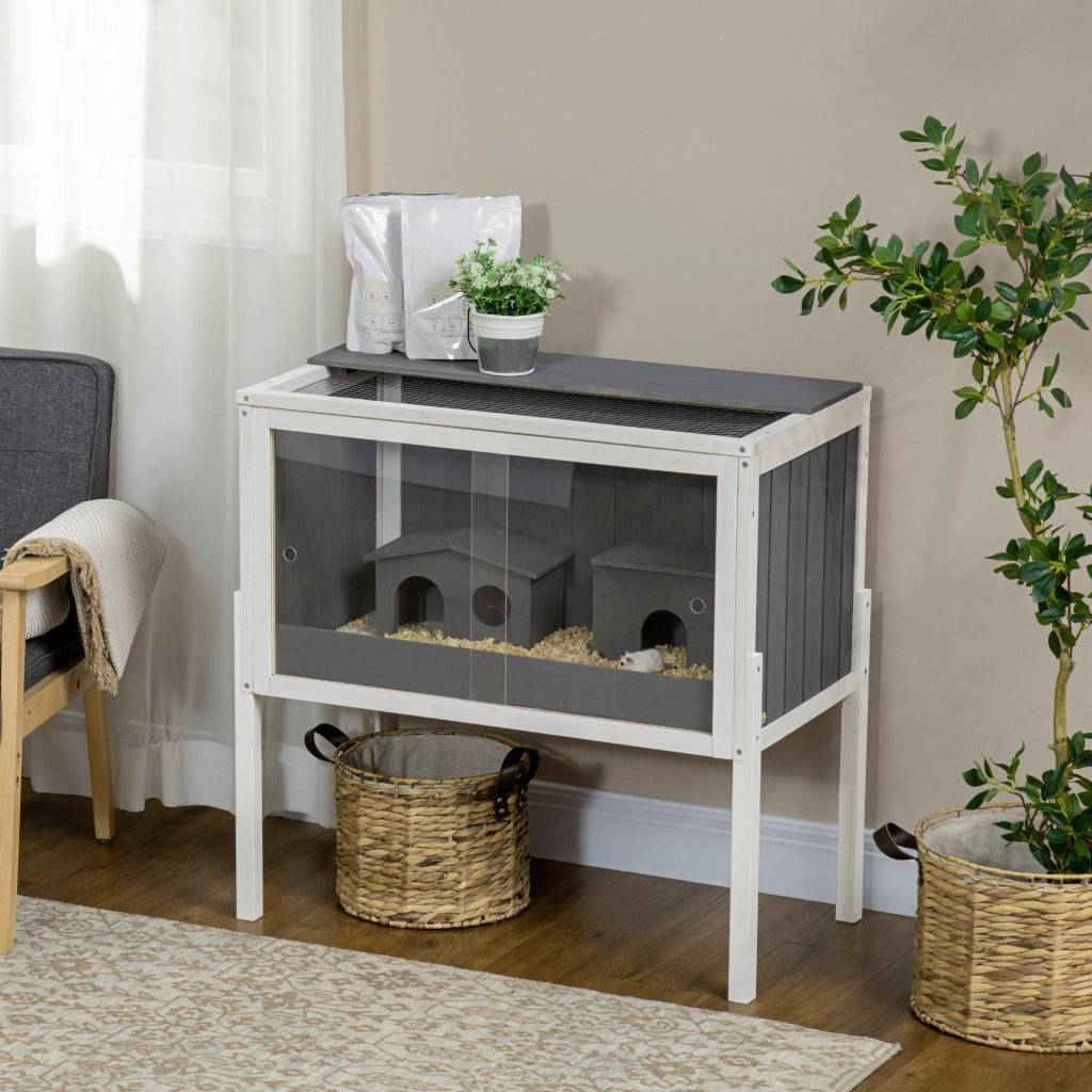 Casetta per criceti ¨C zephmum ¨C grigio e bianco