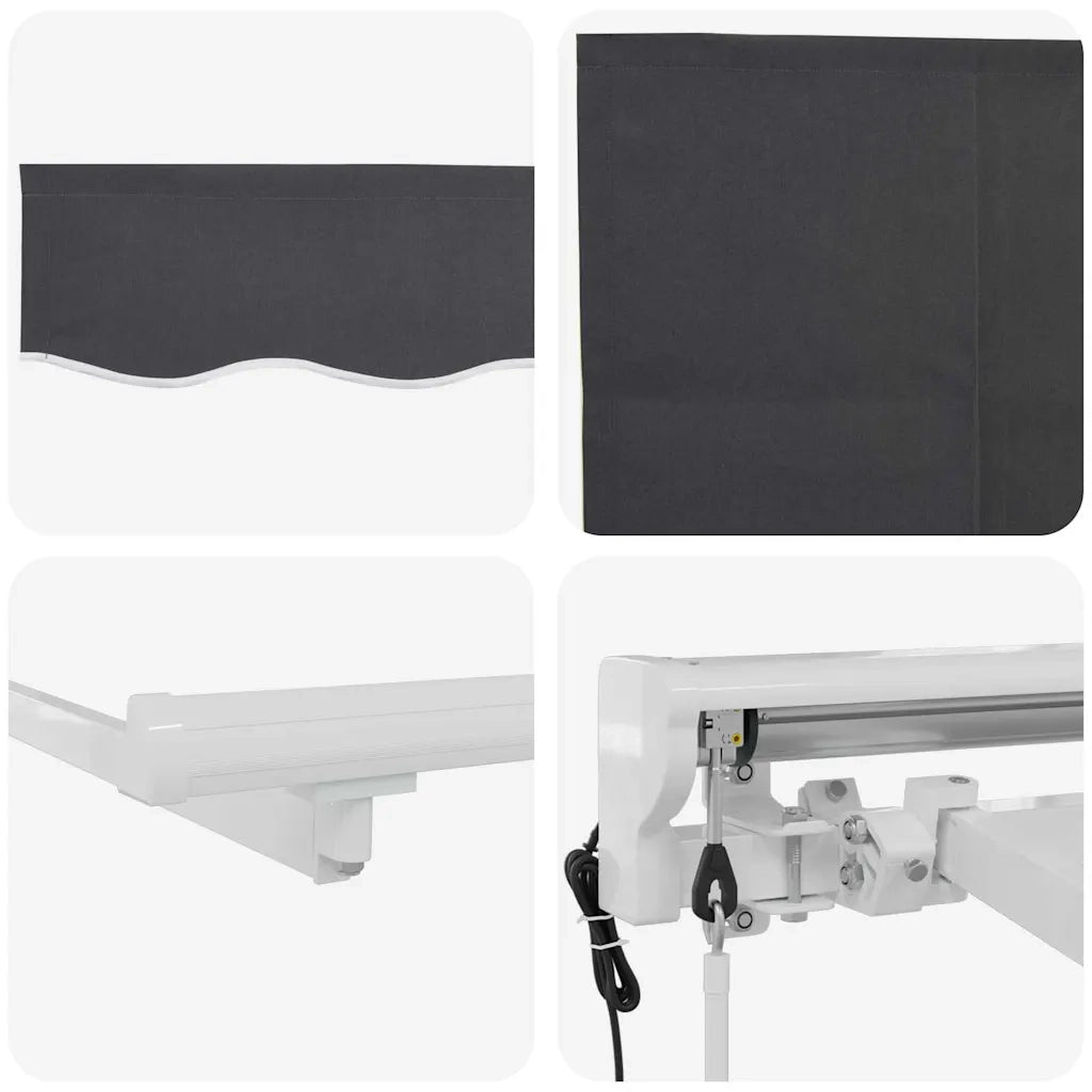 Struttura della tenda Antracite 400 x 200 cm 3329794