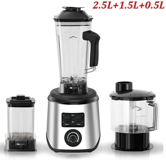 Trisfunzione Blender - Maker di Smoothie - Processor di Alimenti - 9500W - Mixer - Blender