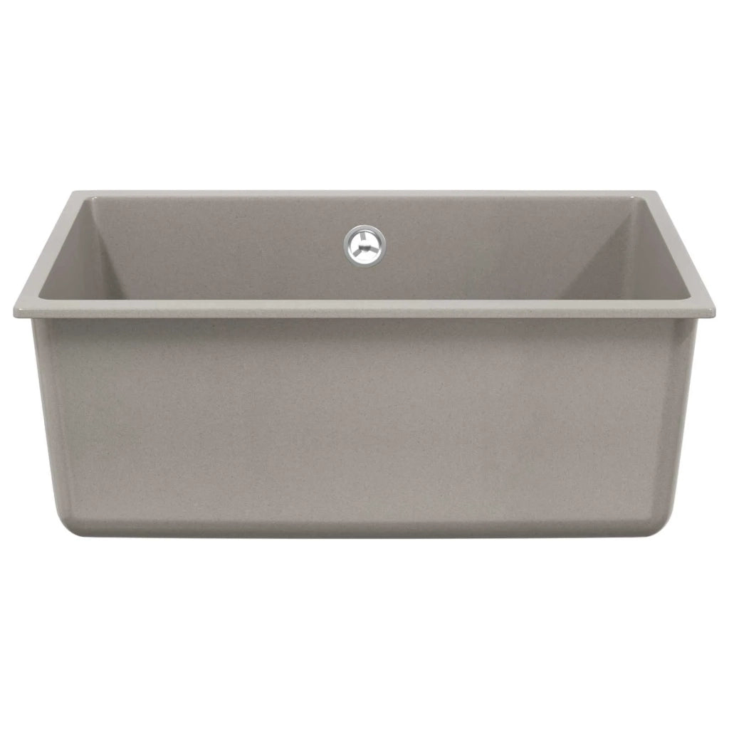 Lavello Grigio 530 x 460 mm 80% Quarzo e 20% Resina