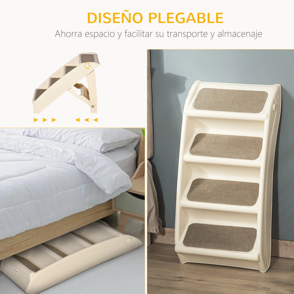 Scalino per Letti e Divani per Cani e Gatti ¨C Minimal ¨C 62x38x49,5 cm Beige