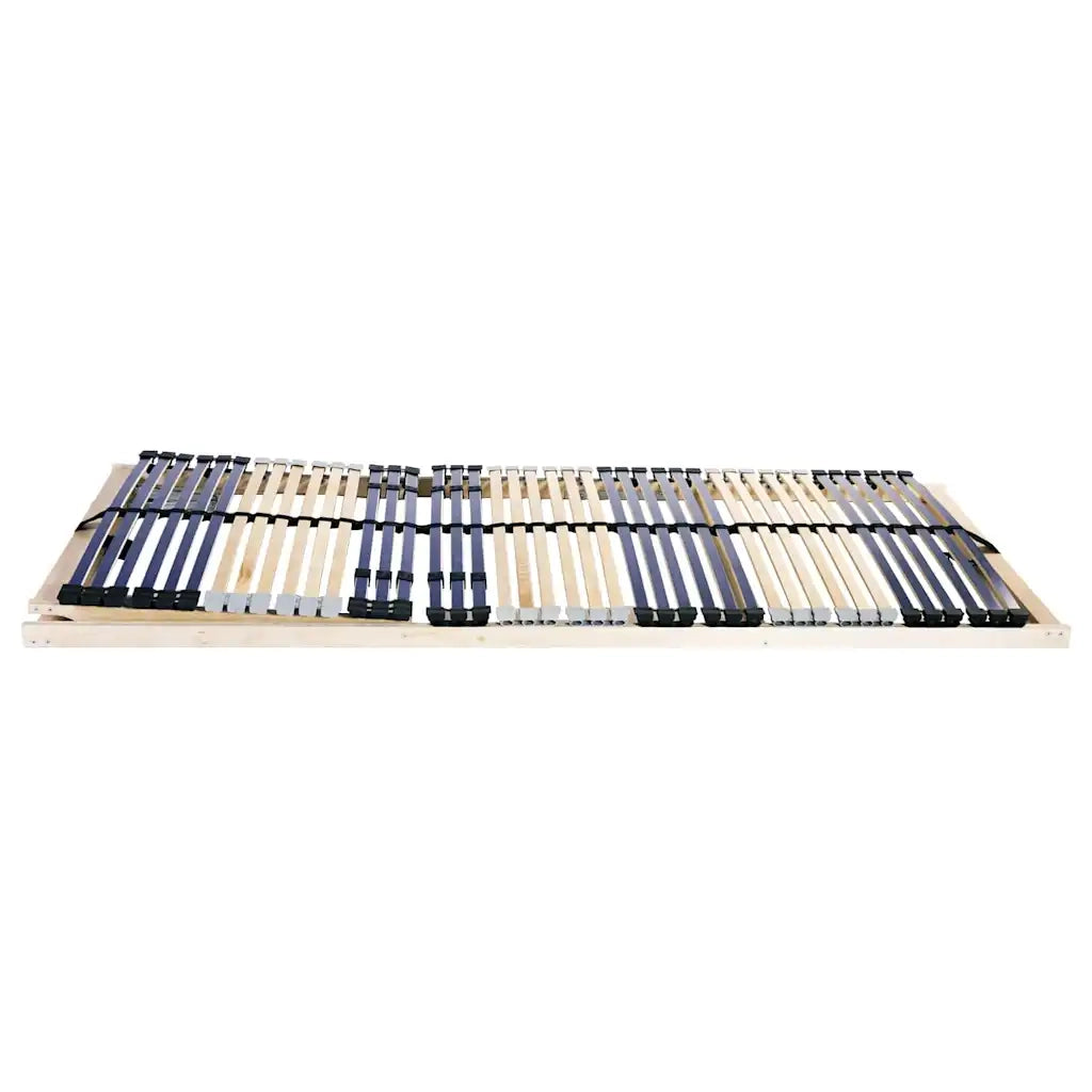 Base a doghe Marrone 90 x 190 cm Legno massello di faggio 42015258
