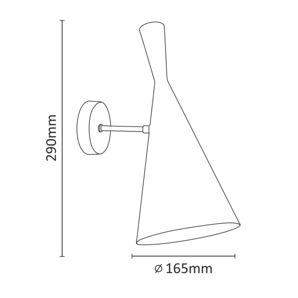 Applique bianca oro E27 orientabile Modern 308009 Polux