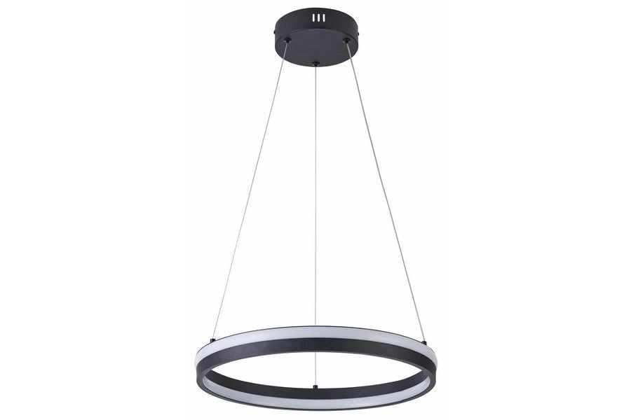 Lampada a sospensione Ring nera Ø40 LED 32W Proxima Reality