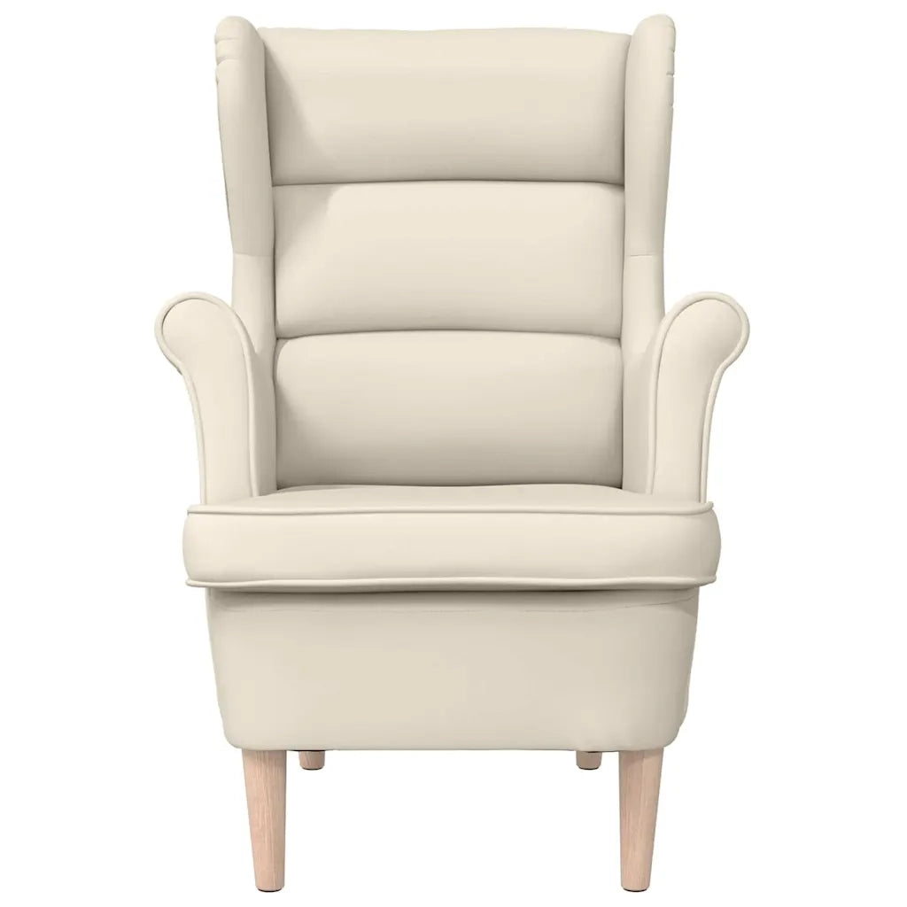 Poltrona Bianca 74x84x100 cm Lino 4016907