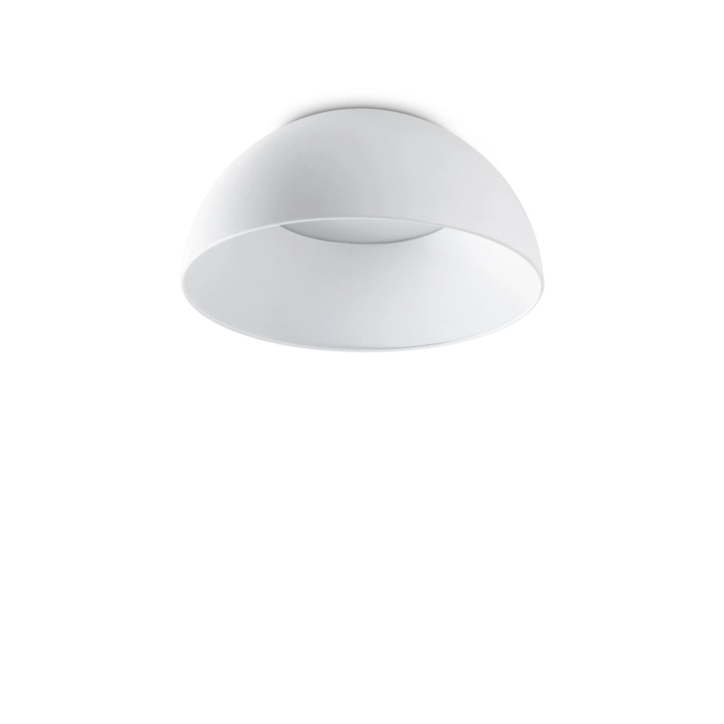 Plafoniera Contemporanea Corolla Metallo Bianco Led 24W 3000K Ip20