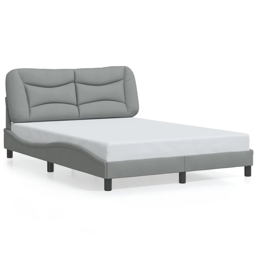 Giroletto con LED senza Materasso Hvar Grigio Chiaro 140x190 cm