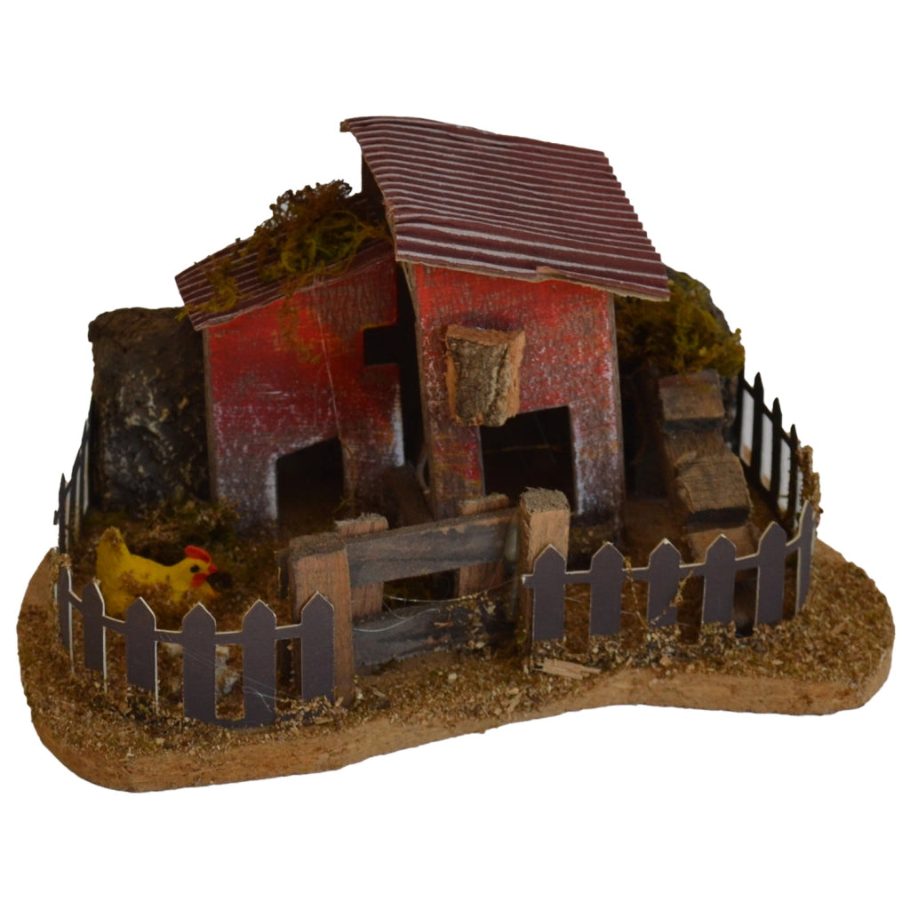AMBIENTAZIONI CORTILE PRESEPE 20X10X13CM