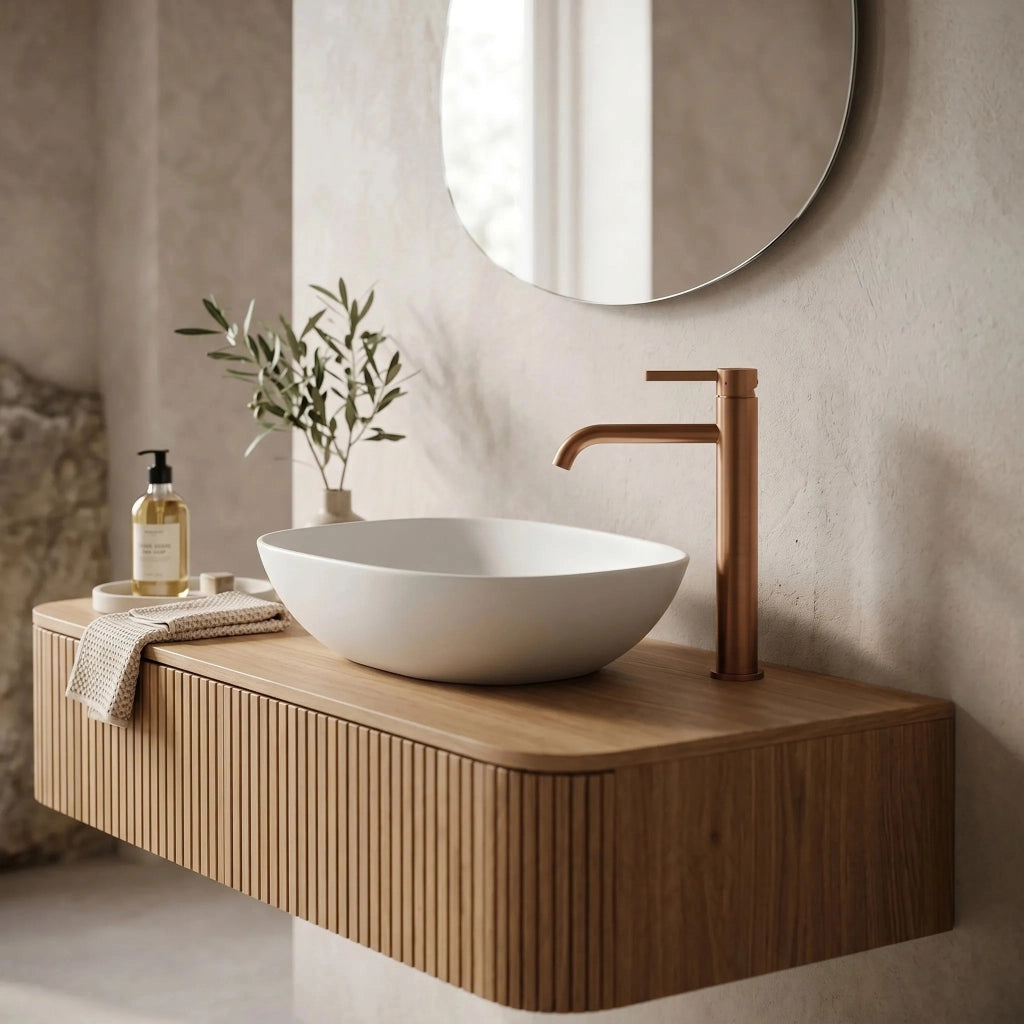Rubinetto Da Bagno Rea Foster Brush Copper