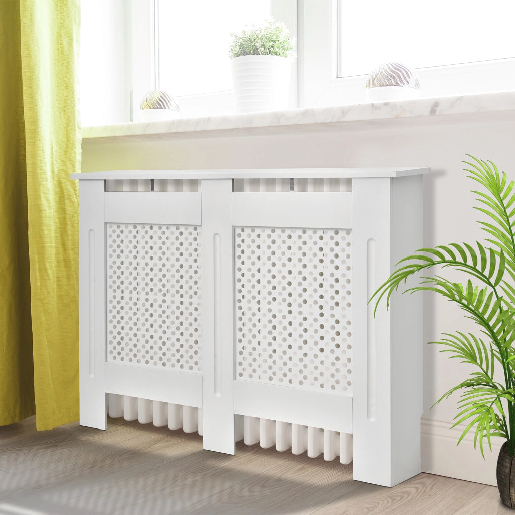 Copritermosifone MDF Bianco ¨C Xylo ¨C 111.5x82x19 cm