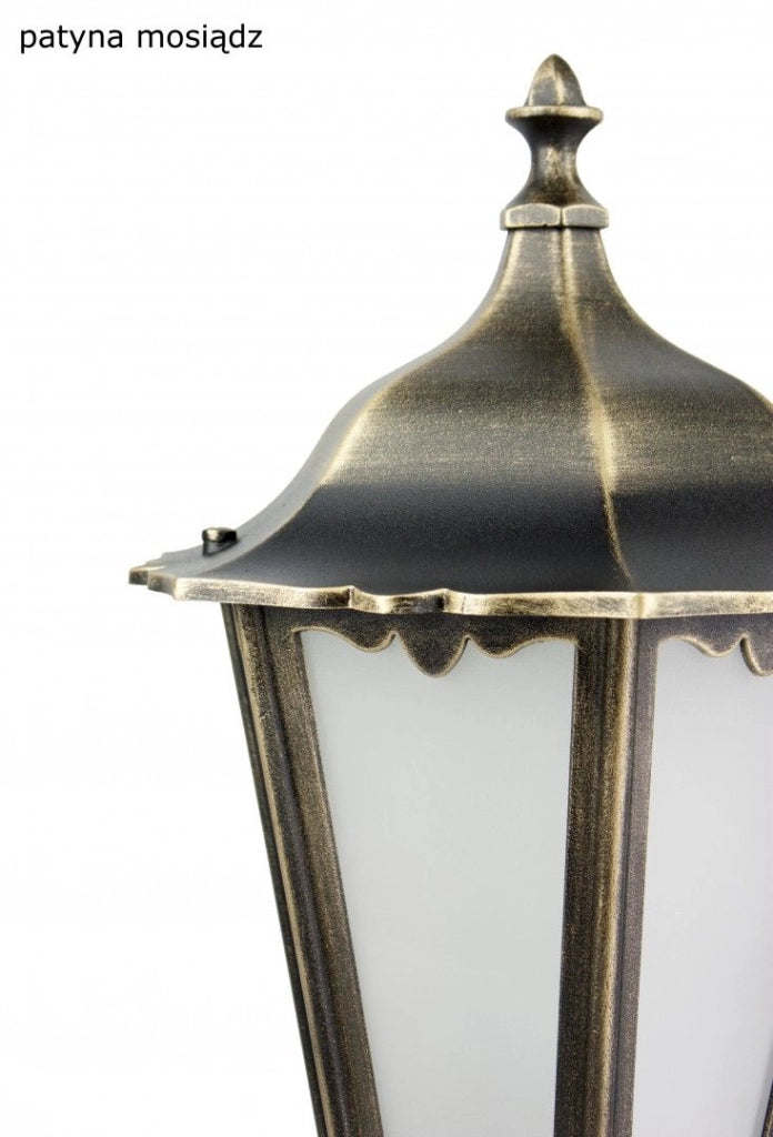 Lampada da giardino a colonna SU-MA Retro nera 120cm E27 IP43