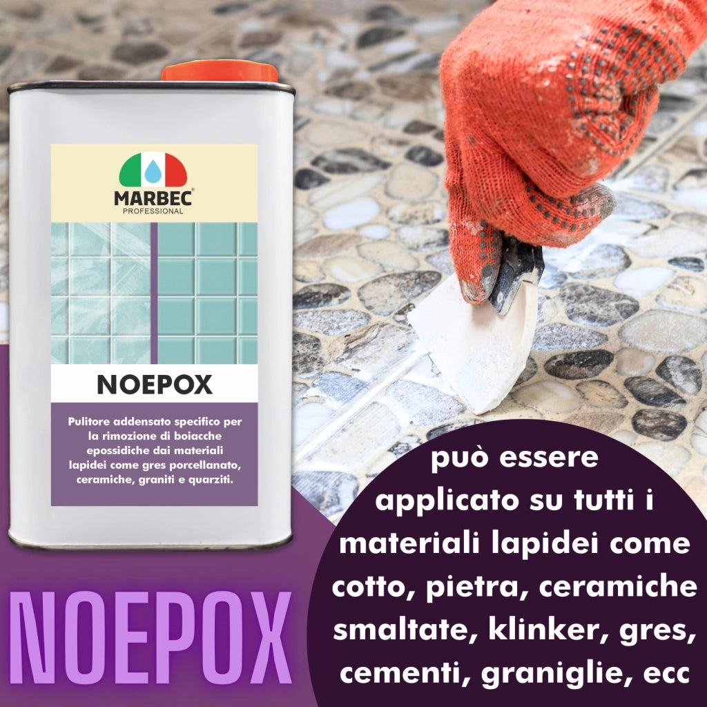 Come rimuovere boiacche epossidiche NOEPOX   1LT