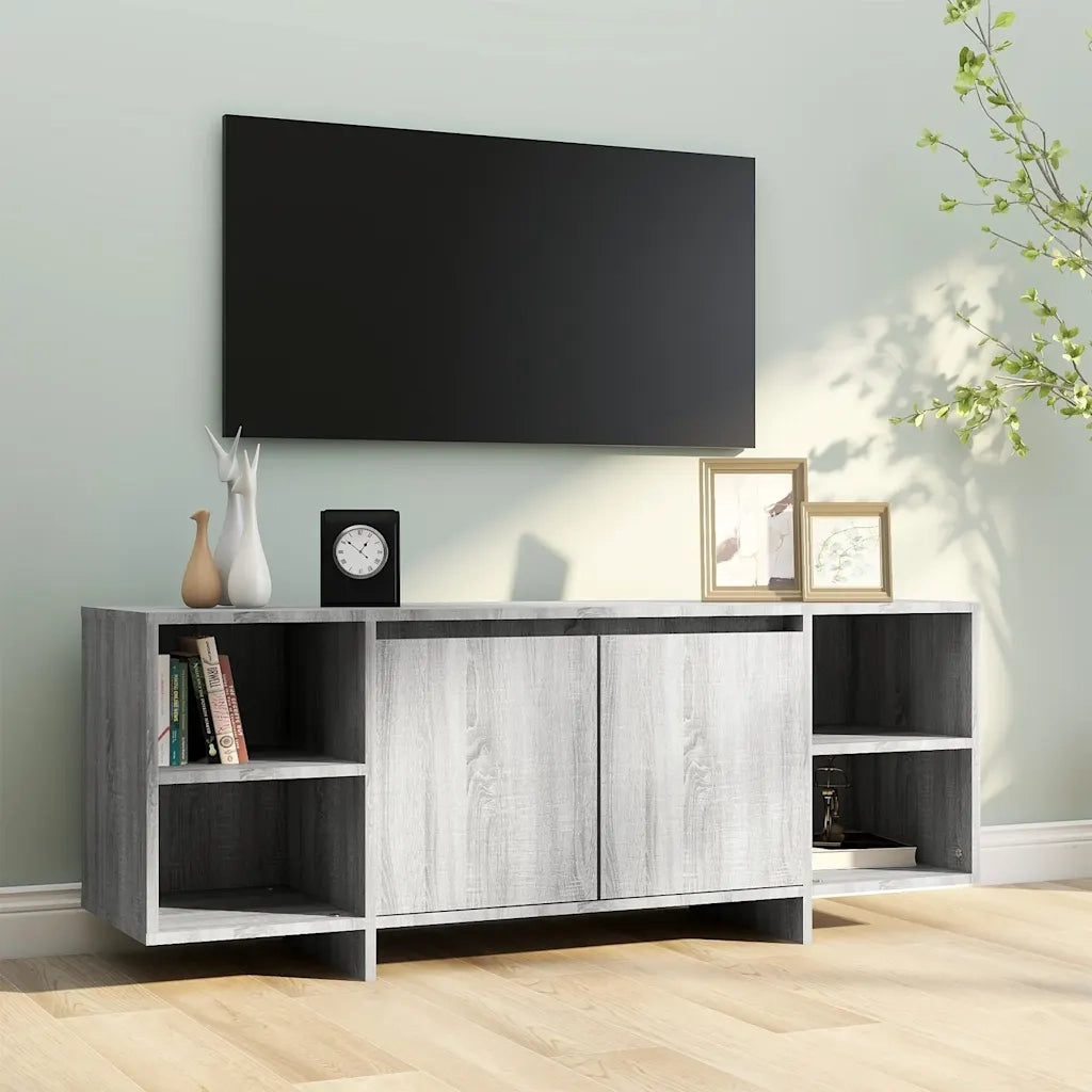 Mobile TV | Armadietto TV | Mobile Porta TV Grigio Sonoma 130x35x50 cm in Truciolato