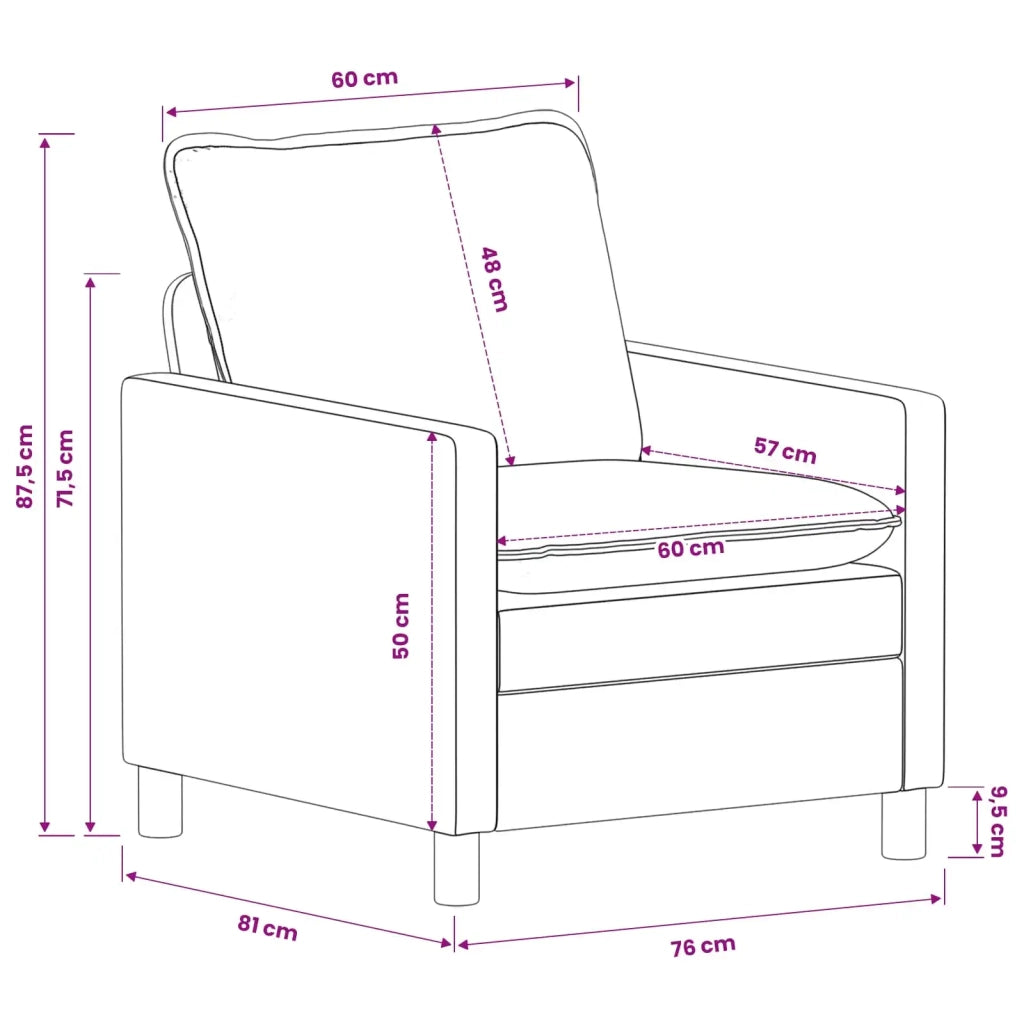 Set di divani 2 pcs Beige Poliestere 3417047