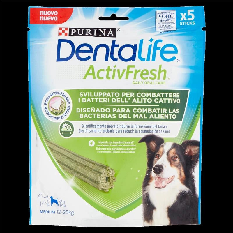 PURINA DENTALIFE 115GR ACTIVE FRESH PER CANI DI TAGLIA MEDIA