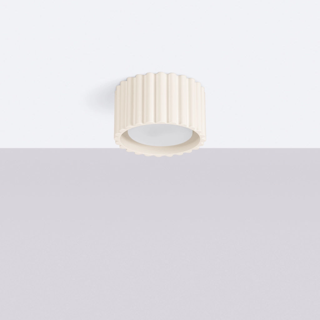 Lampada da soffitto AURA 1 beige Gx53