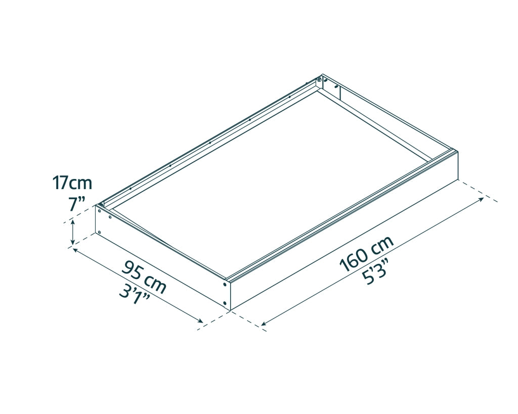 Canopia Sophia Pensilina Da Esterno  160X95 cm  Trasparente