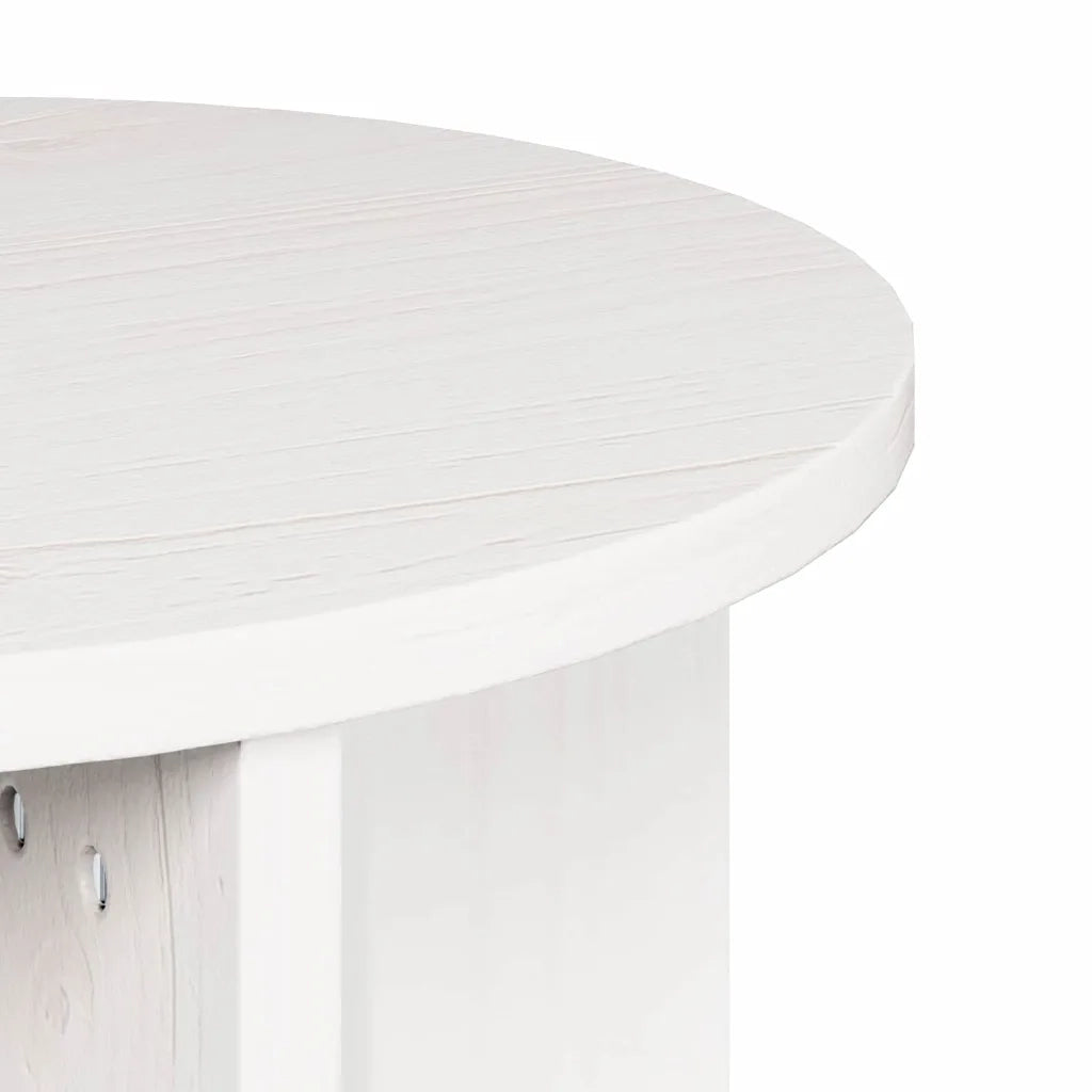 Tavolino da salotto 2 pcs Bianco 873545