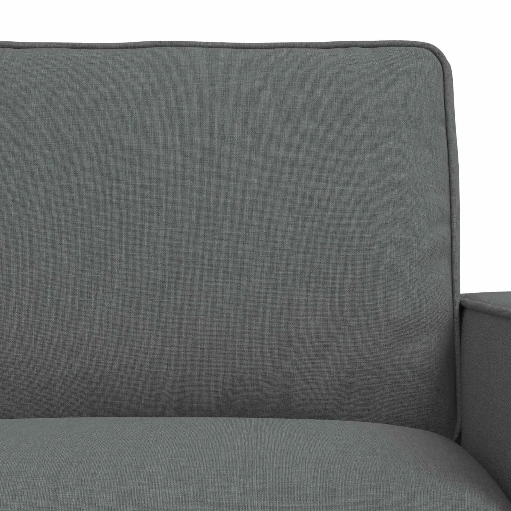 Set di divani 2 pcs Grigio scuro 162 x 80 x 82 cm Tessuto 3407501