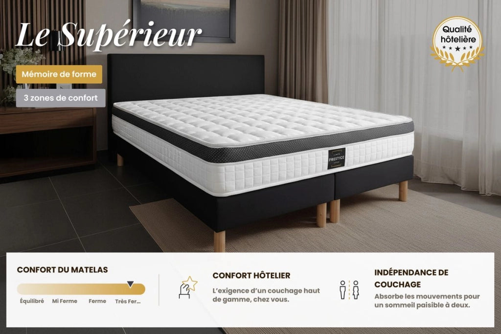 Set materasso e base 180x200 cm - Superior