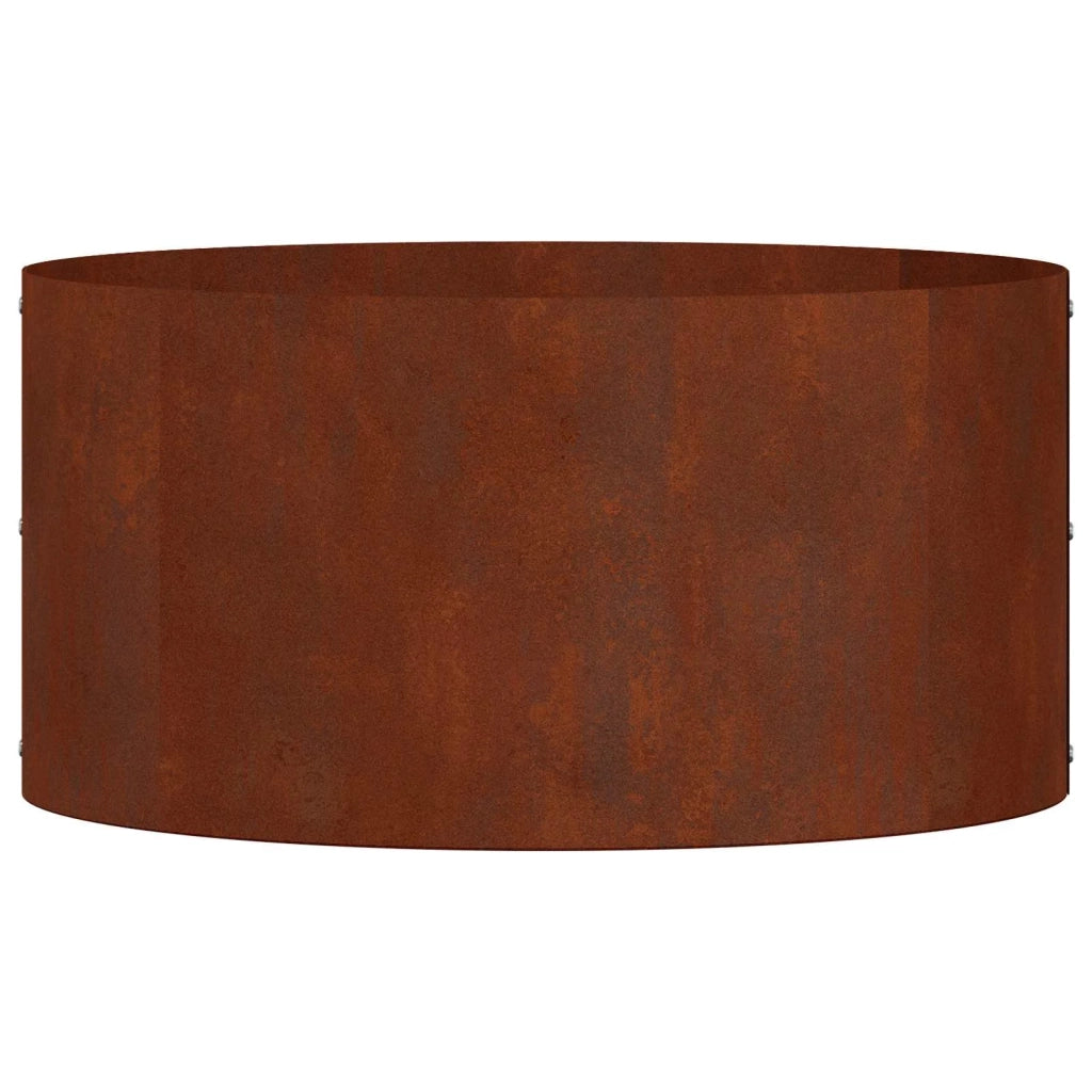 Anello per vaso-Supporto per Vaso Marrone 40 x 40 x 20 cm Acciaio CorTen
