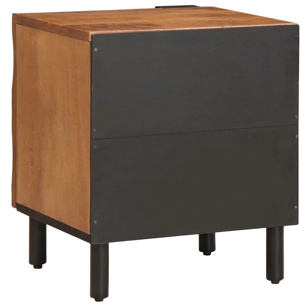 Comodino | Armadio da Notte | Mobiletto da notte Marrone 40 x 33 x 46 cm