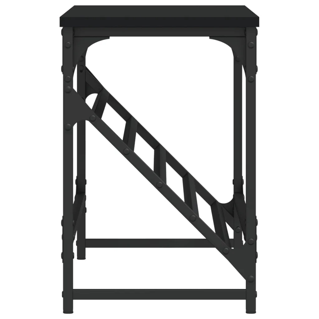 Scarpiera | Mobile per scarpe Nera 90x30x45 cm in Legno Multistrato