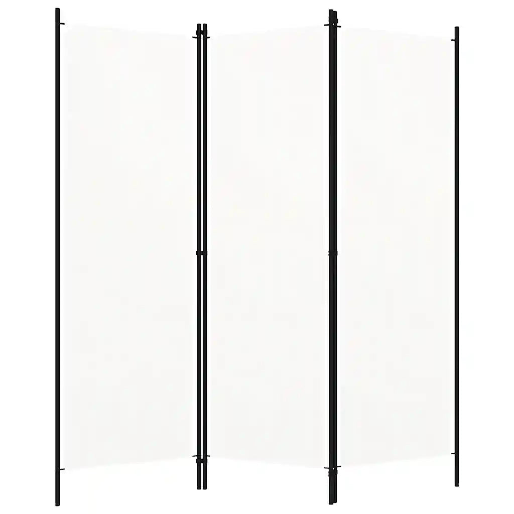 Divisorio Ambienti | Divider per stanze | Paravento a 3 Pannelli Bianco 150x180 cm
