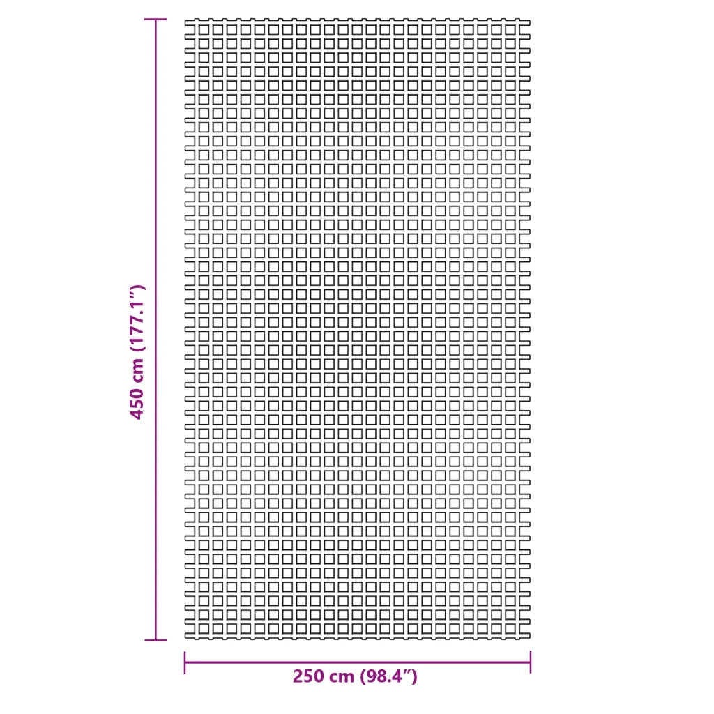 Tappeto da Tenda Blu 4,5x2,5 m 4008460
