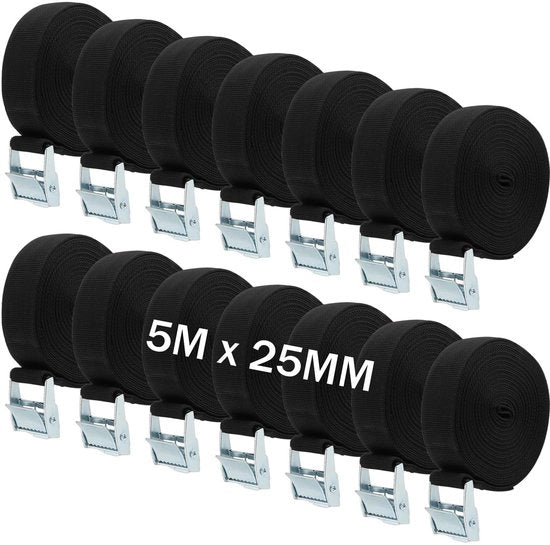 Cinture di allacciamento 14 pezzi - Cinture di allacciamento adattabili Heavy Duty