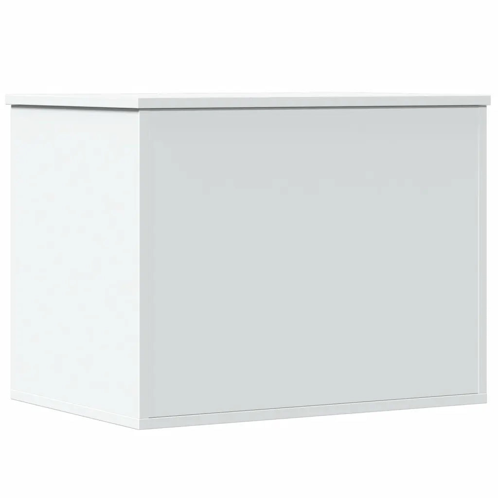 Contenitore Portaoggetti Bianco 60x42x46 cm Legno Multistrato 840653