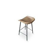 Sgabello da bar 'NURBY' Marrone, dimensioni: H74 x L43 x P43 cm