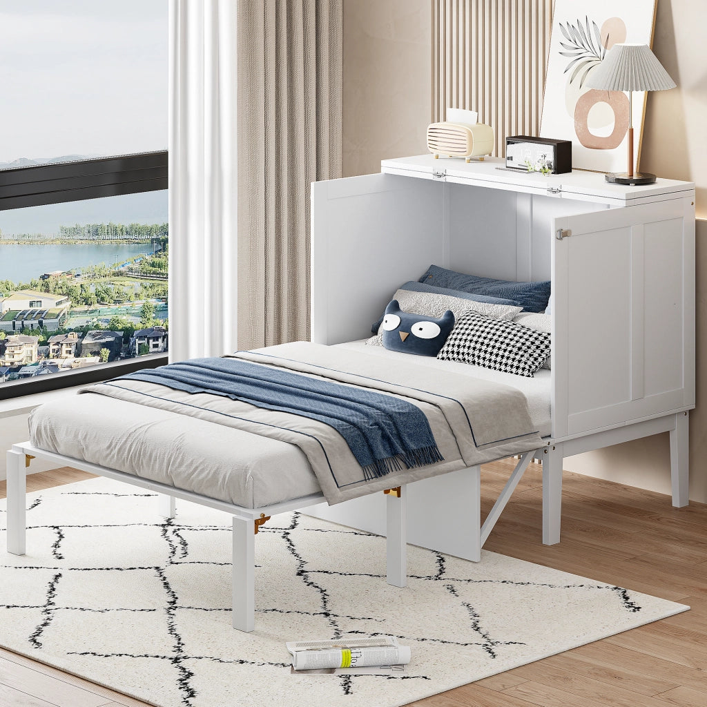 LETTO pieghevole verticale 90x200 cm bianco