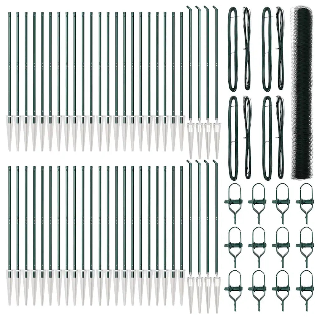 Palo della recinzione Verde 100 x 1,5 m (rete da 36 mm)