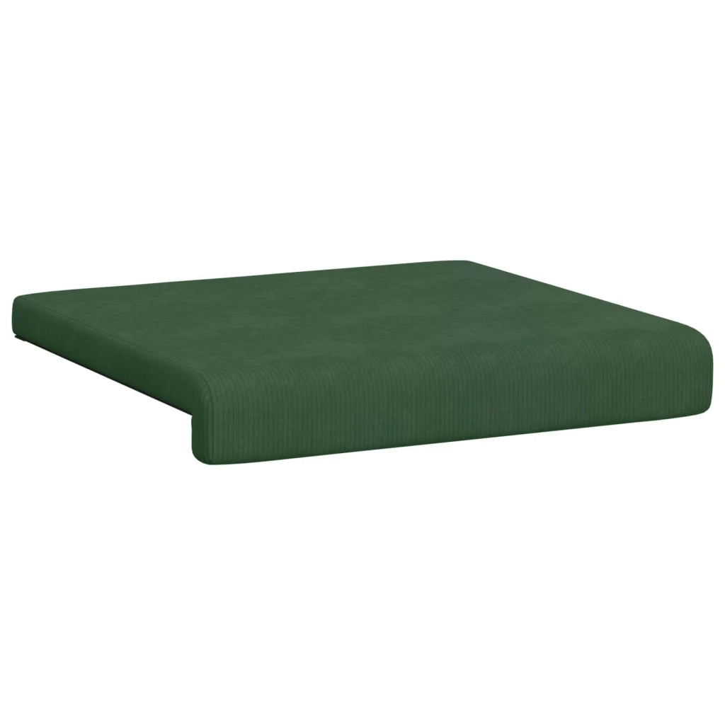 Cuscino per panchina 2 pcs corduroy Verde Scuro 42043063