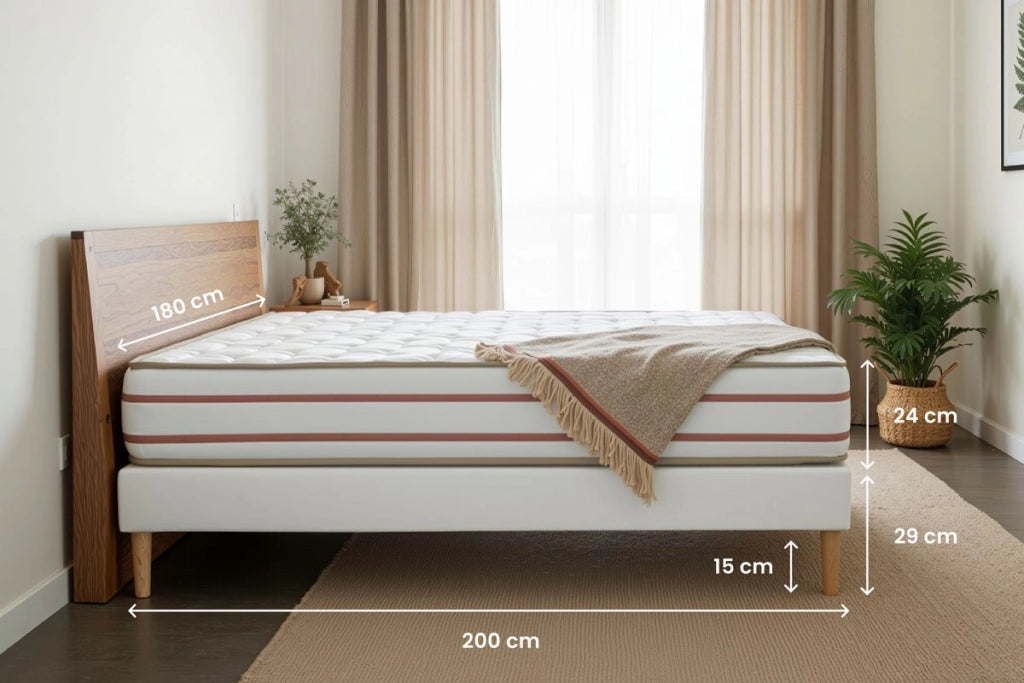 Set materasso e base 180x200 cm - Le Doux