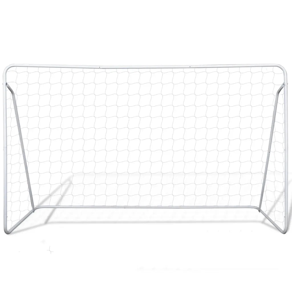 Porta da Calcio in Acciaio 2 pz 240x90x150 cm 276045