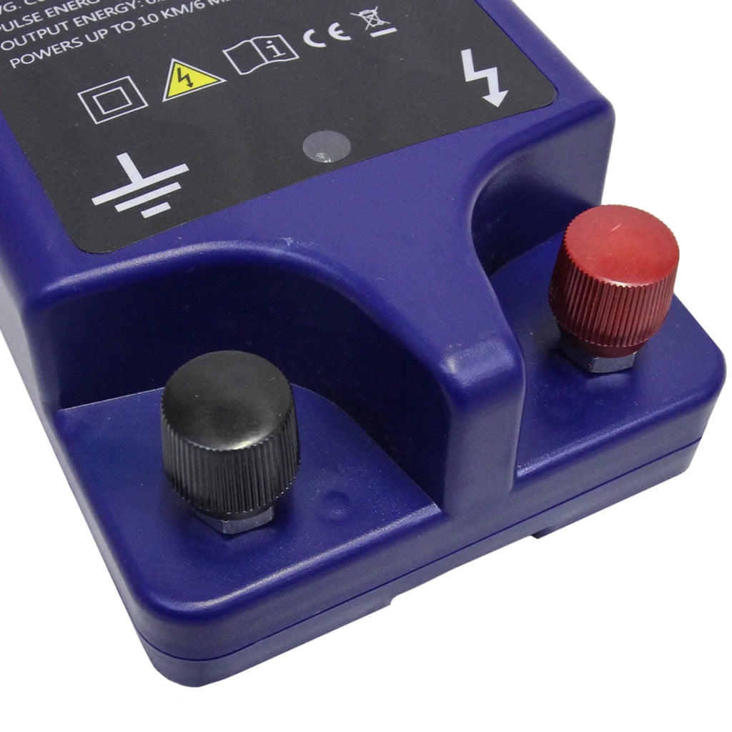 Elettrificatore a Batteria per Recinzioni per Animali 10000 volt Copertura 10km