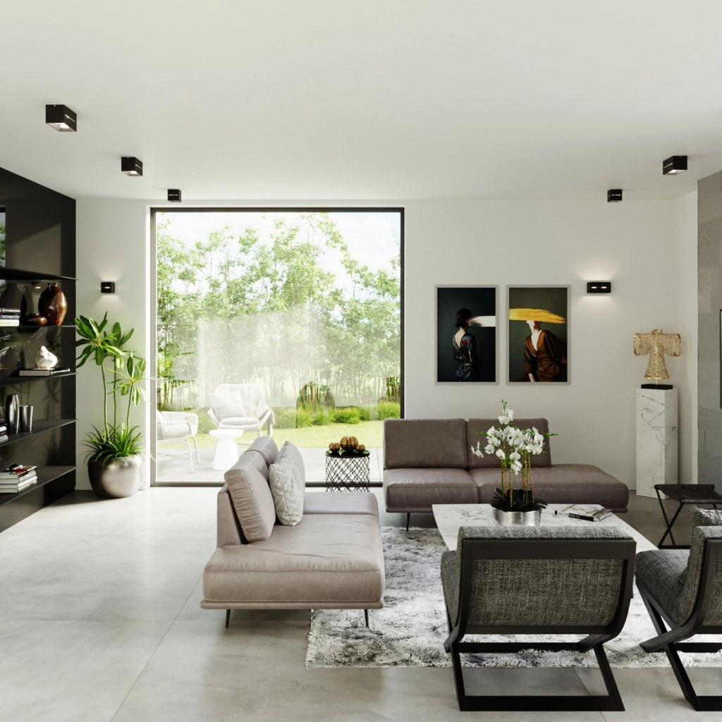 Lampada a soffitto LOBO nero