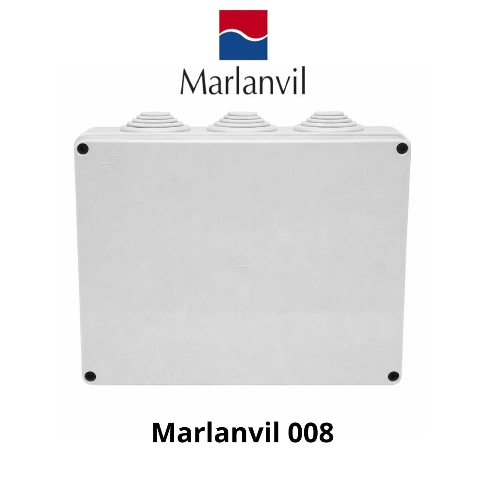 Cassetta stagna marlanvil 008 collegamenti elettrici protetti 150x110x70mm