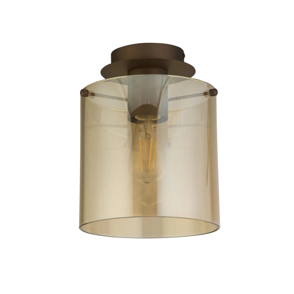 Svezia 1Lt Flush - Metallo moka e vetro ambrato