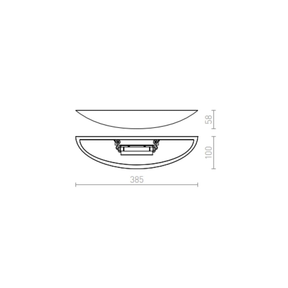 Lampada SID da parete gesso 230V R7s 78mm 48W