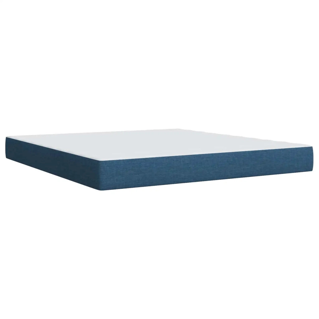 Letto con contenitore e materasso Blu 140 x 200 cm Velluto 3458693