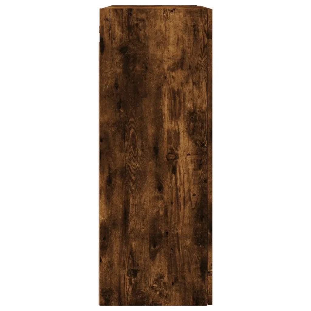 Mobile a Parete Rovere Fumo 69,5x34x90 cm 828497