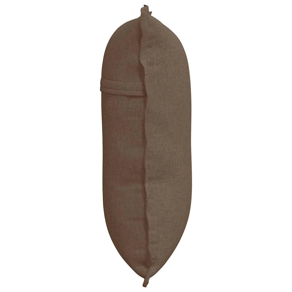 Cuscino per Schiena Marrone 60 x 19 x 50 cm Tessuto 42014662