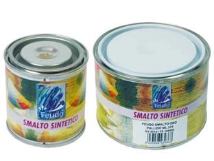 SMALTO SINTETICO- - ml.125 rame - 6 pezzi FEUDO