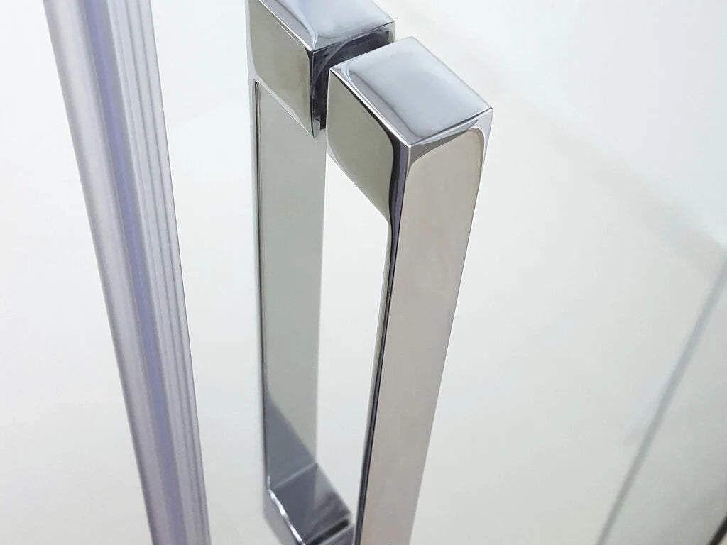 Box doccia angolare BYPASS 140x80 cm - cromo
