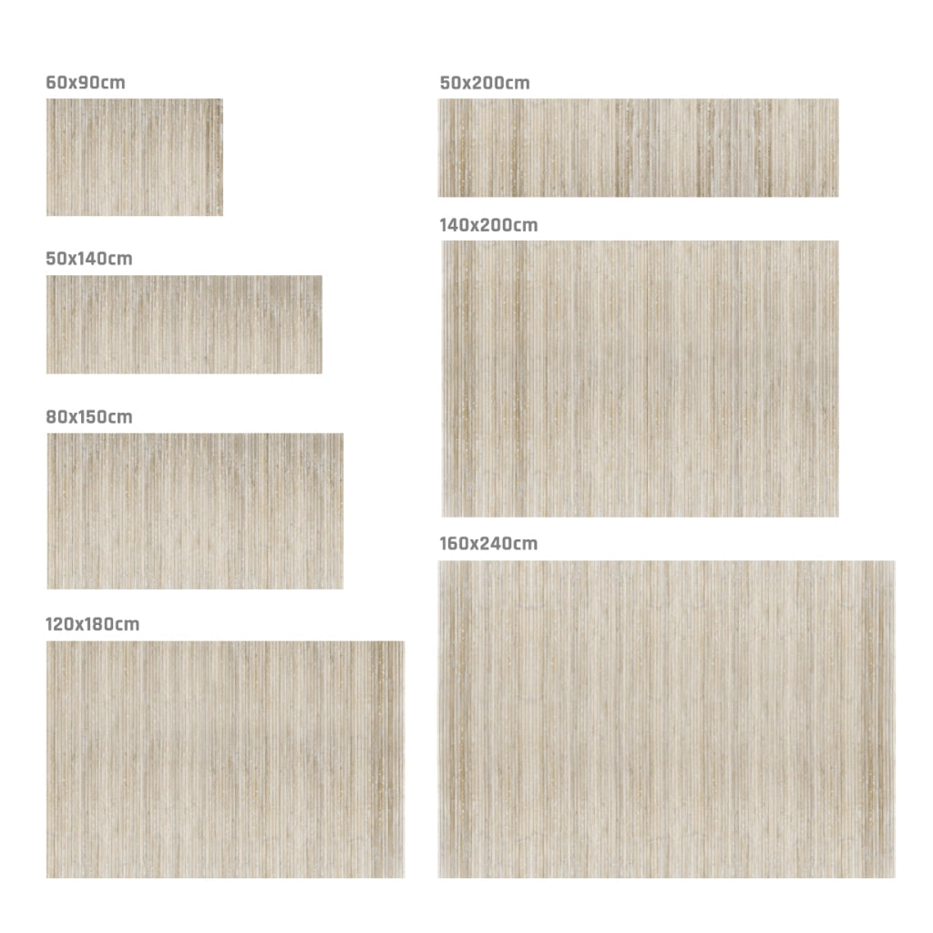 Tappeto vinilico di alta qualità beige 60x90
