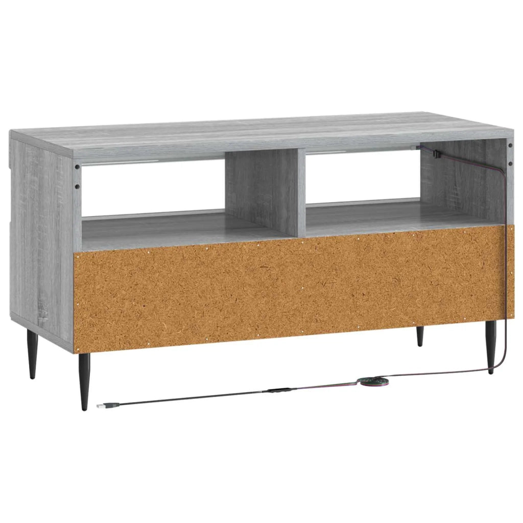 Mobile TV LED Sonoma grigio Legno ingegnerizzato 897001